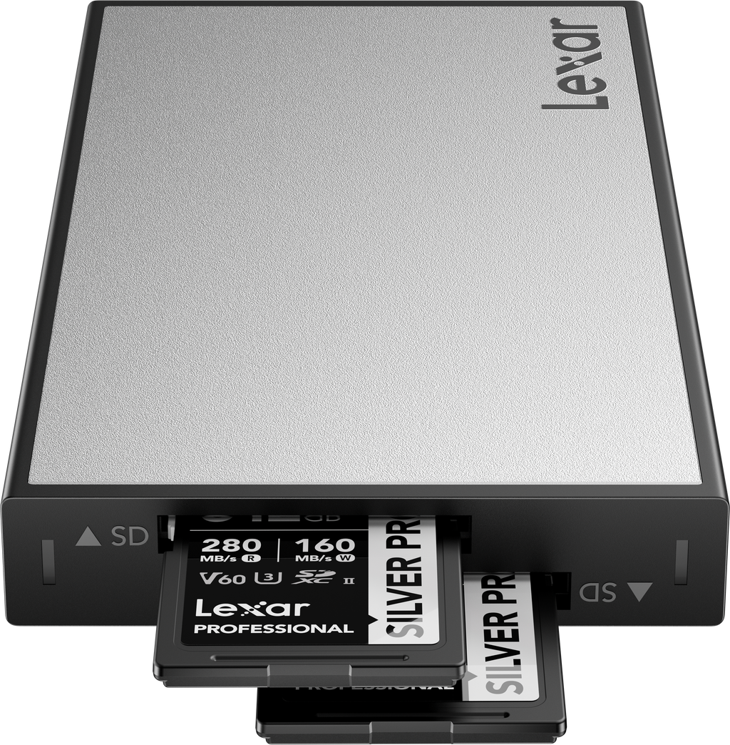 Lexar Professional Workflow DUAL SD UHS-II 讀卡器 (LPWF720N-4ANGL)