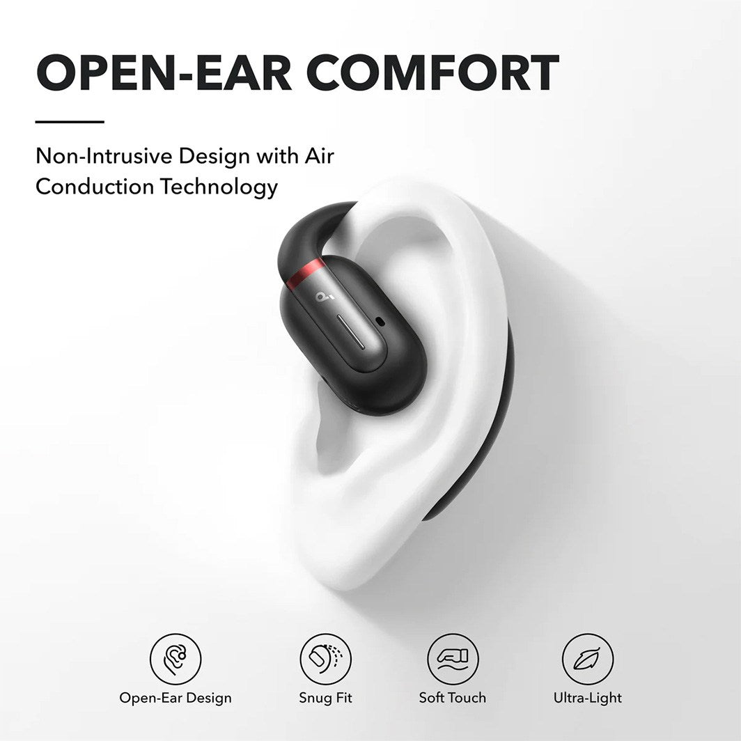 Soundcore V30i Open-Ear Earbuds 黑色 (A3873H11)