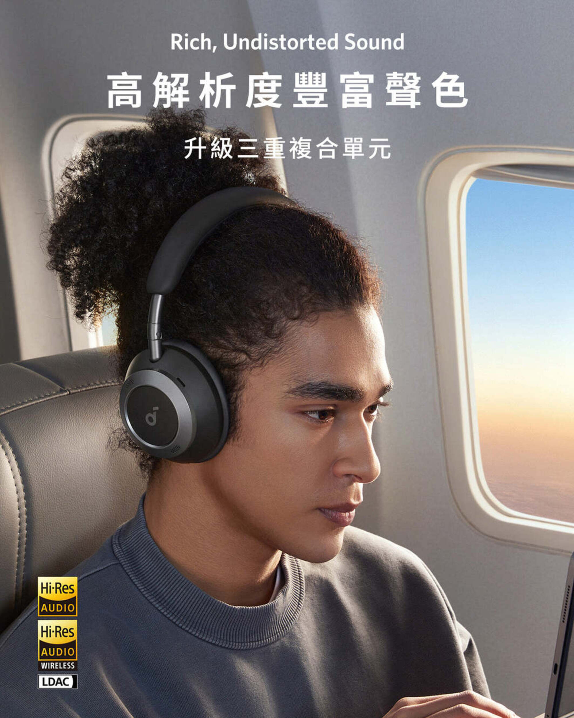Soundcore Space One Pro Headphone 白色 (A3062H21)