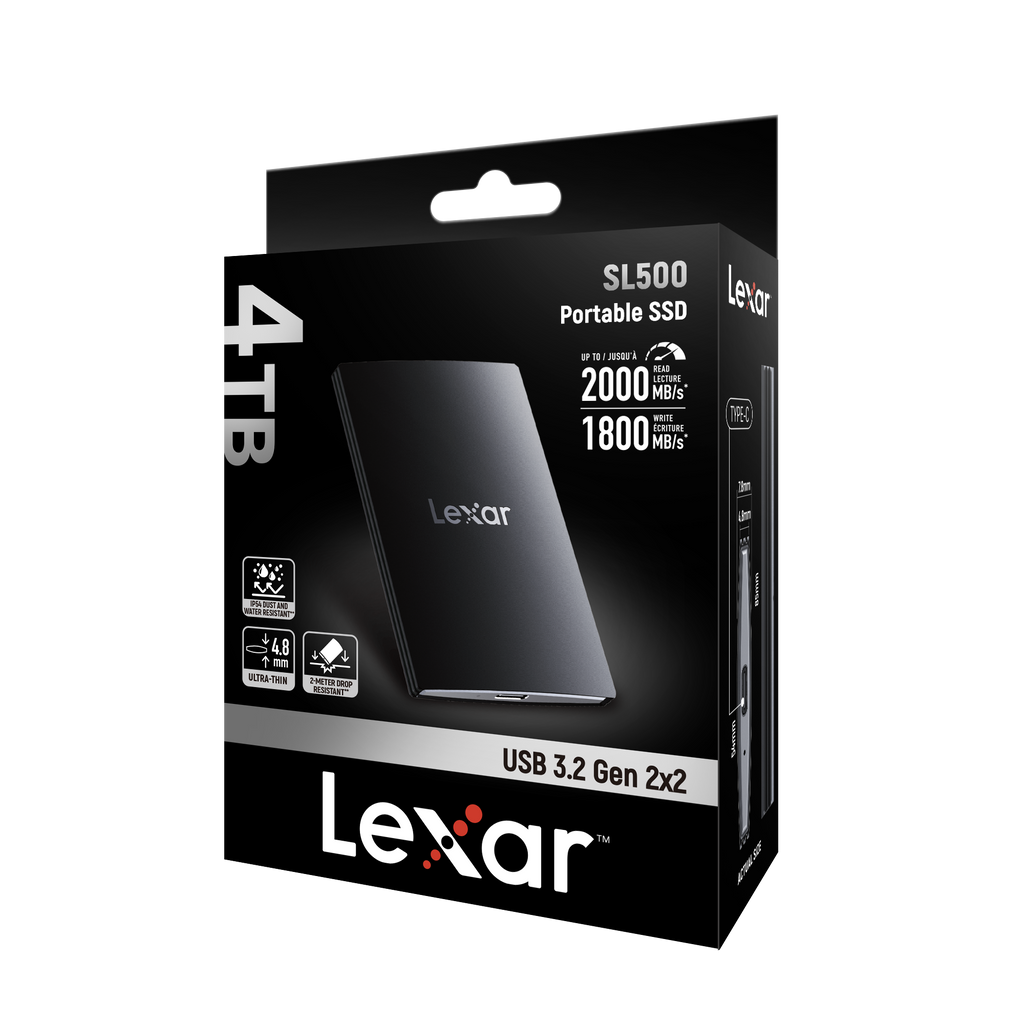 Lexar Portable SSD SL500 4TB (LSL500X004T-RNBNG)