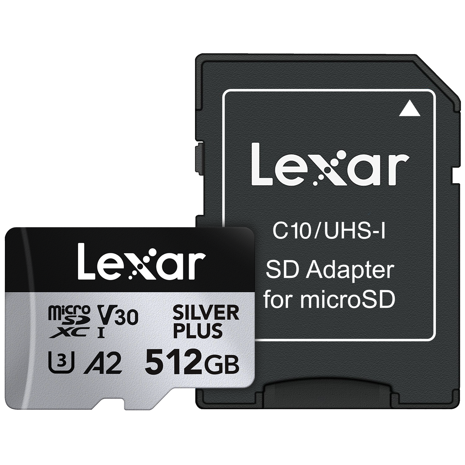 Lexar Professional SILVER Plus microsdxc 記憶卡 512GB (LMSSIPL512G-BNANG)