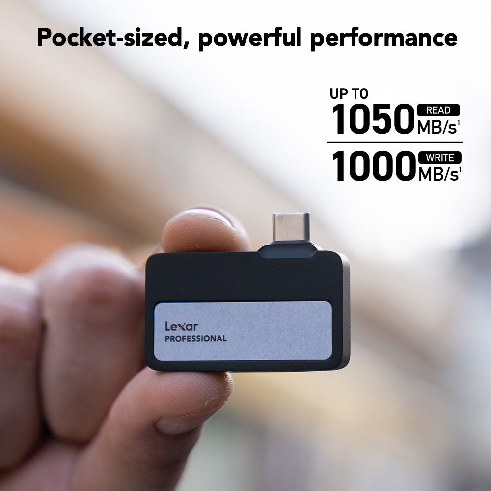 Lexar Portable SSD SL400 1TB 黑色 (LSL400X001T-RNBNG)