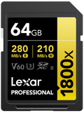 Lexar Professional 1800x SDXC 記憶卡 64GB (LSD1800064G-BNNNG)
