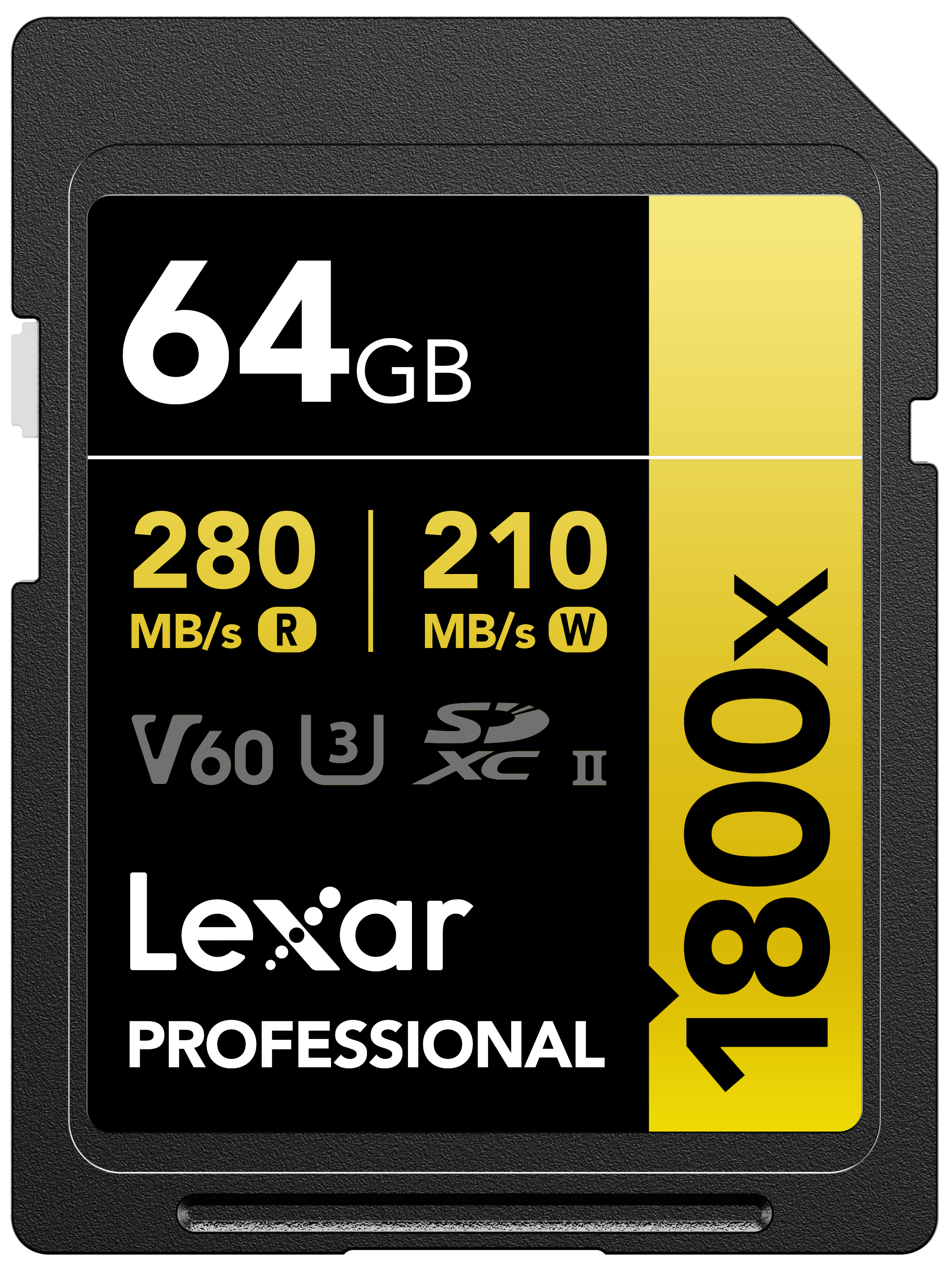 Lexar Professional 1800x SDXC 記憶卡 64GB (LSD1800064G-BNNNG)