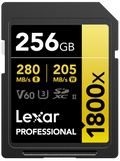 Lexar Professional 1800x SDXC 記憶卡 256GB (LSD1800256G-BNNNG)