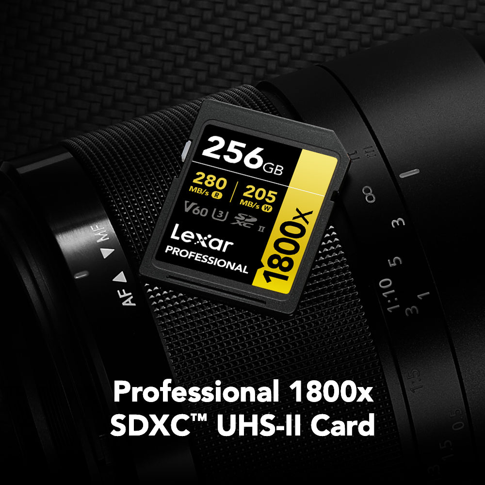 Lexar Professional 1800x SDXC 記憶卡 256GB (LSD1800256G-BNNNG)