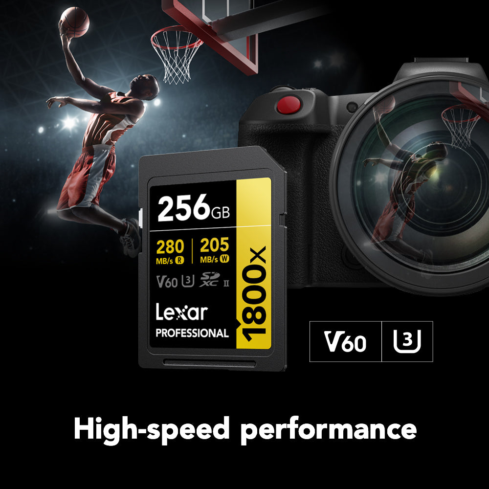 Lexar Professional 1800x SDXC 記憶卡 256GB (LSD1800256G-BNNNG)