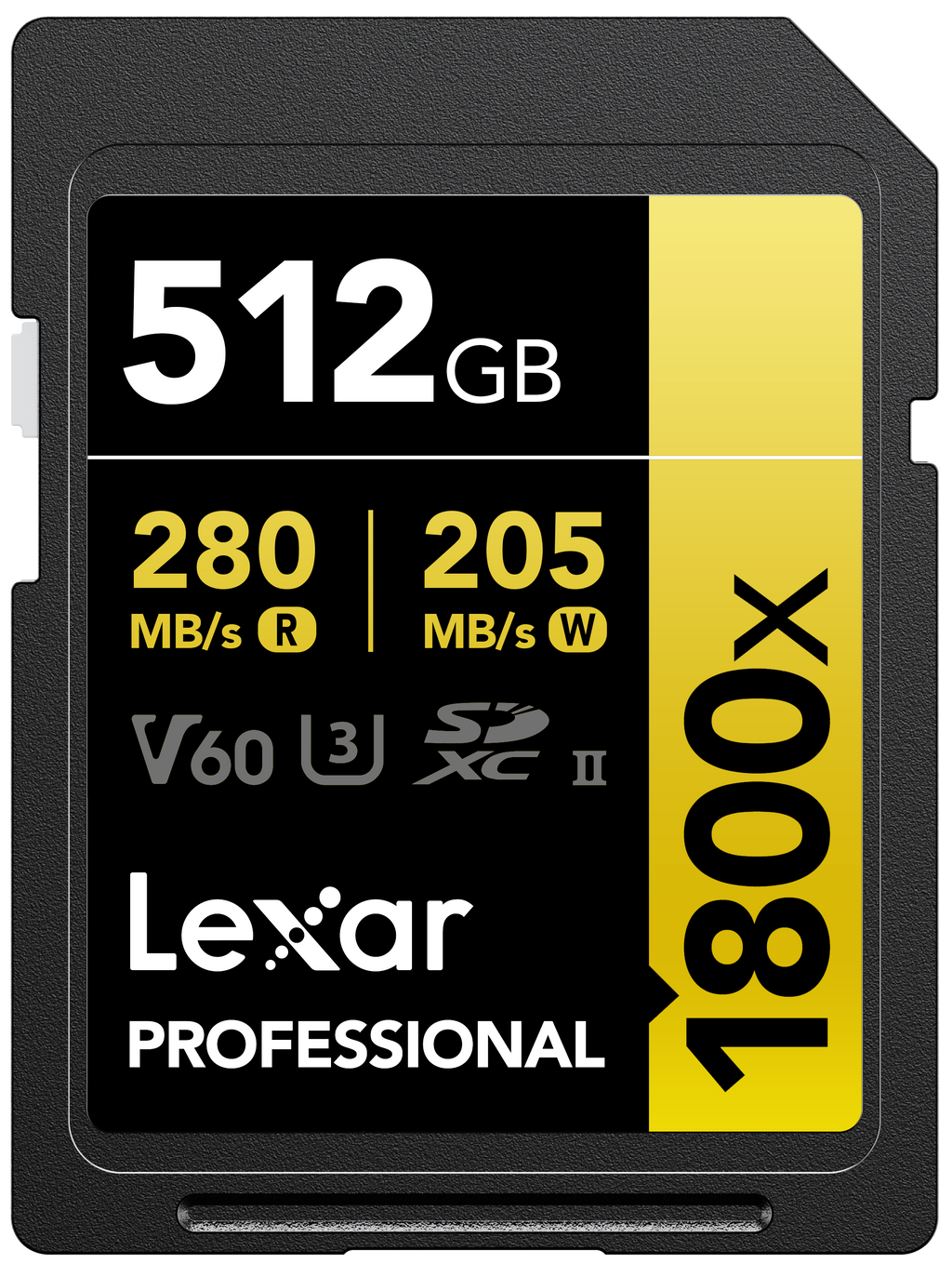 Lexar Professional 1800x SDXC 記憶卡 512GB (LSD1800512G-BNNNG)