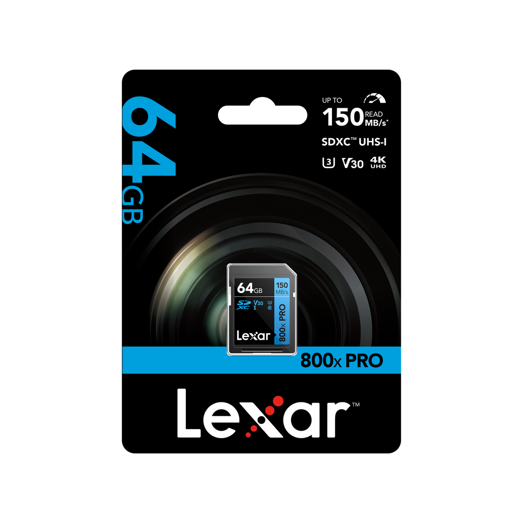 Lexar SDXC 800x Pro 記憶卡 64GB (LSD0800P064G-BNNNG)