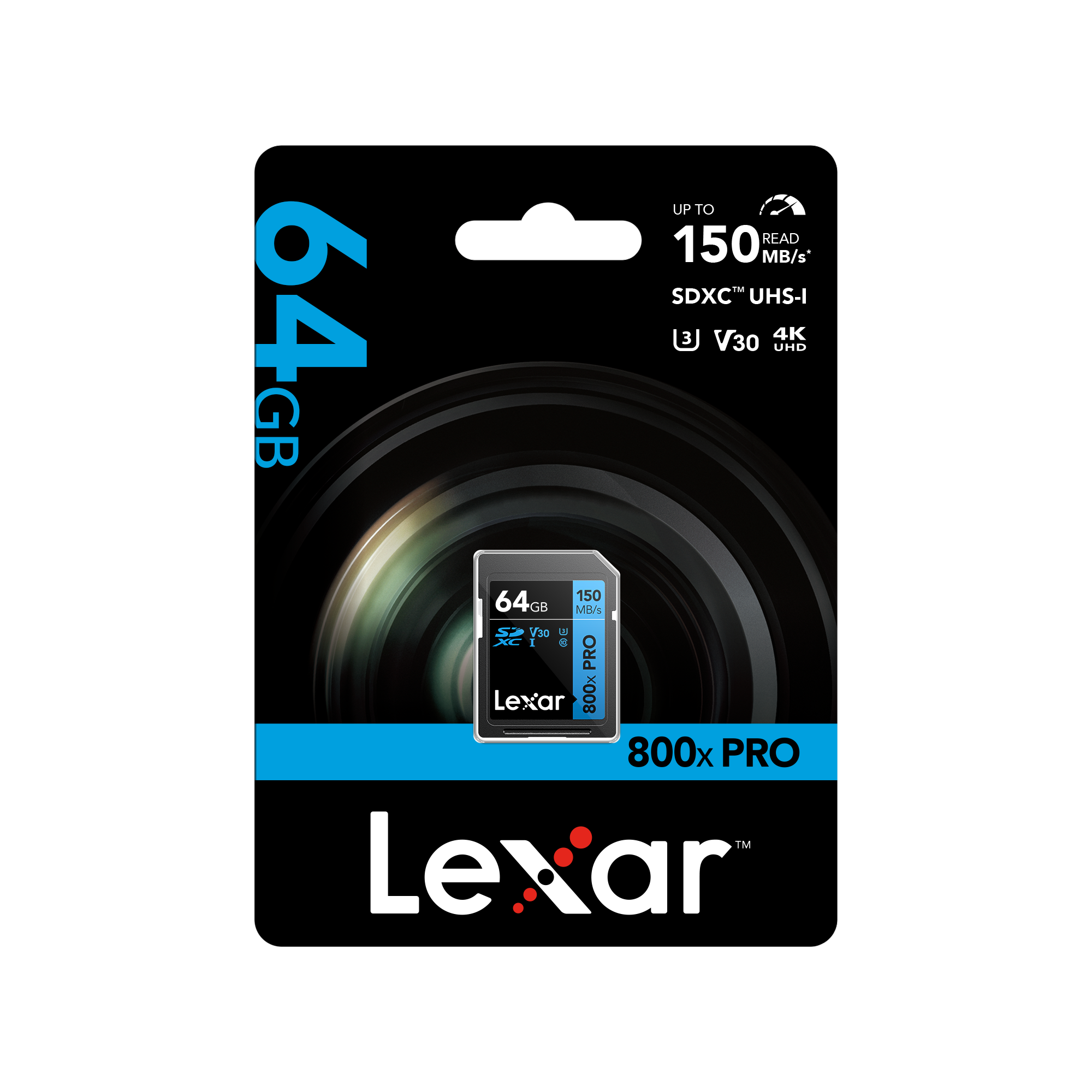 Lexar SDXC 800x Pro 記憶卡 64GB (LSD0800P064G-BNNNG)