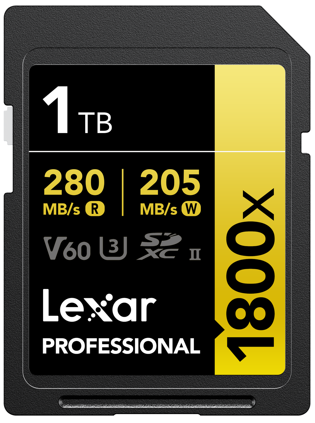 Lexar Professional 1800x SDXC 記憶卡 1TB (LSD1800001T-BNNNG)