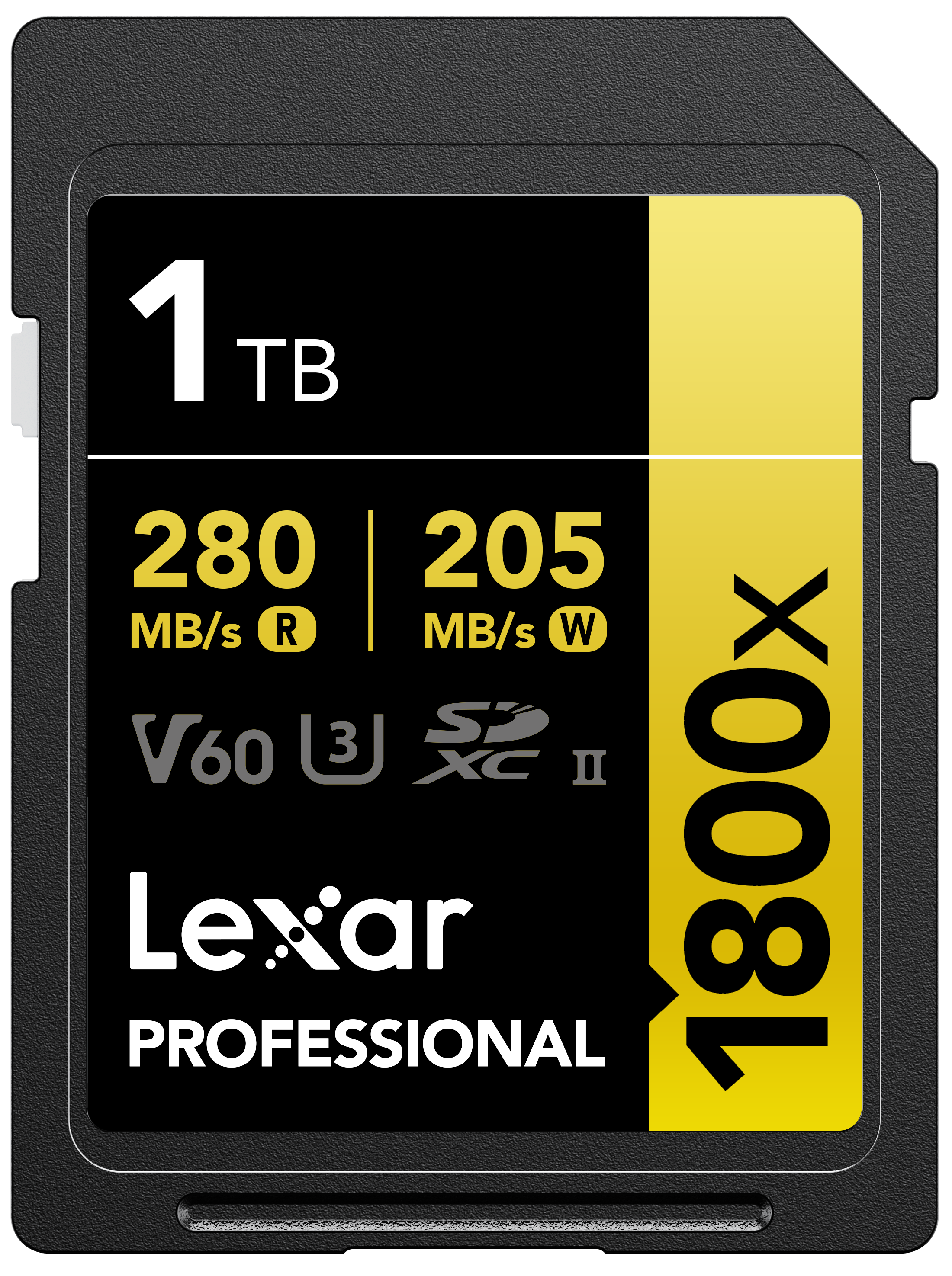 Lexar Professional 1800x SDXC 記憶卡 1TB (LSD1800001T-BNNNG)