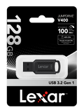 Lexar Jumpdrive V400 128GB USB 3.0 隨身碟 黑色 (LJDV400128G-BNBNG)
