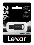 Lexar Jumpdrive V400 256GB USB 3.0 Flash Drive Black LJDV400256G-BNBNG