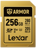 Lexar Professional Armor Gold SD Memory Card 256GB LSDAMGL256G-RNNNG