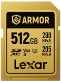 Lexar Professional Armor Gold SD 記憶卡 512GB (LSDAMGL512G-RNNNG)