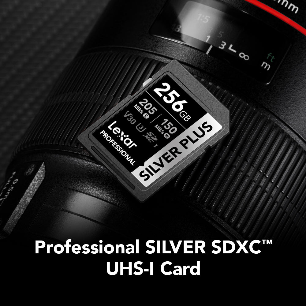 Lexar Professional SILVER Plus SDXC 記憶卡 256GB (LSDSIPL256G-BNNNG)
