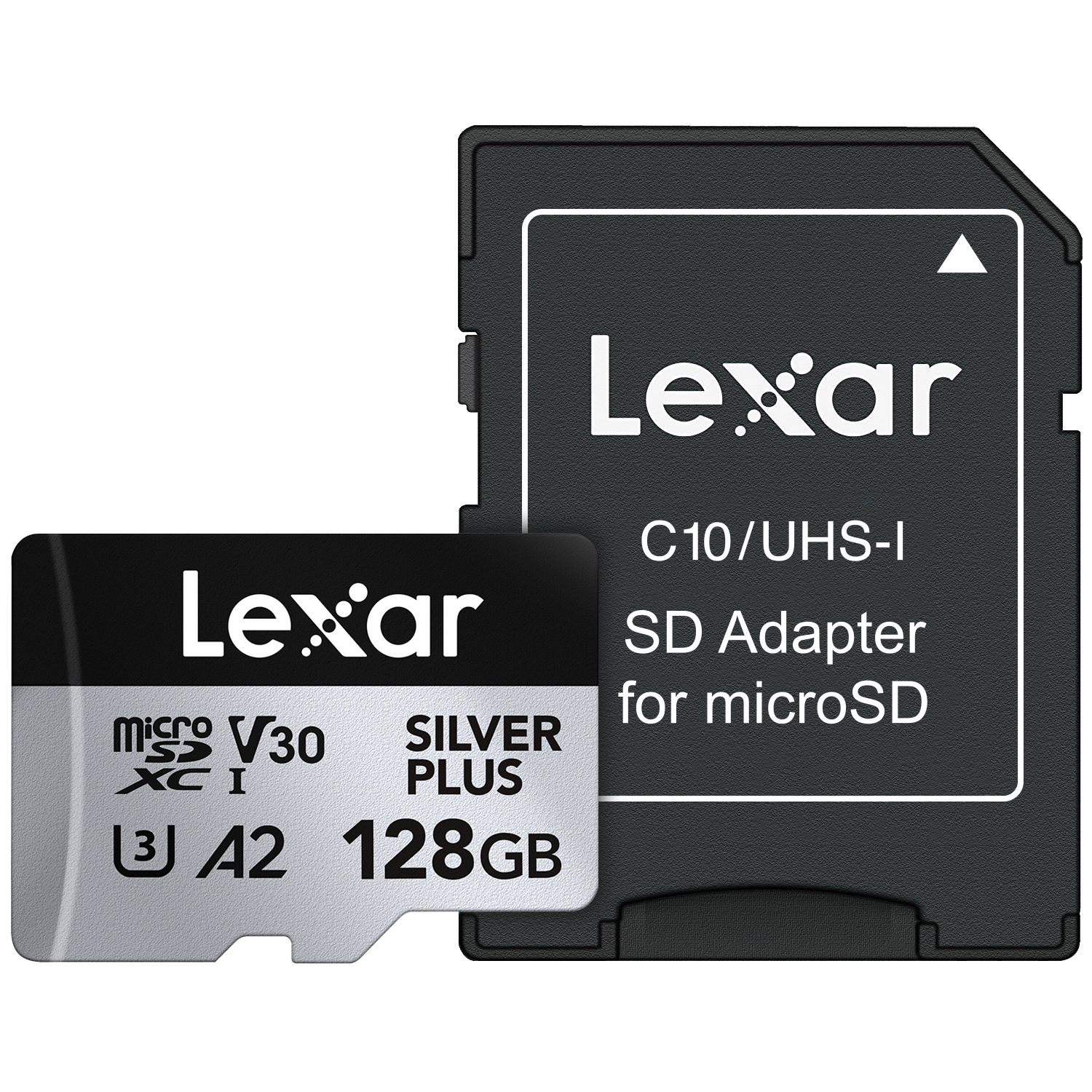 Lexar Professional SILVER Plus microsdxc 記憶卡 128GB (LMSSIPL128G-BNANG)