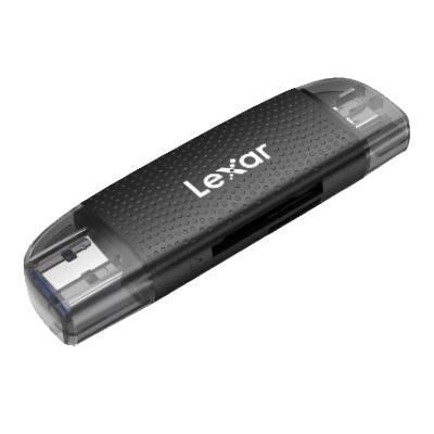 Lexar SD / MICROSD 雙槽 USB-A/C 讀卡器 USB 3.1 (LRW310X-BNBNG)