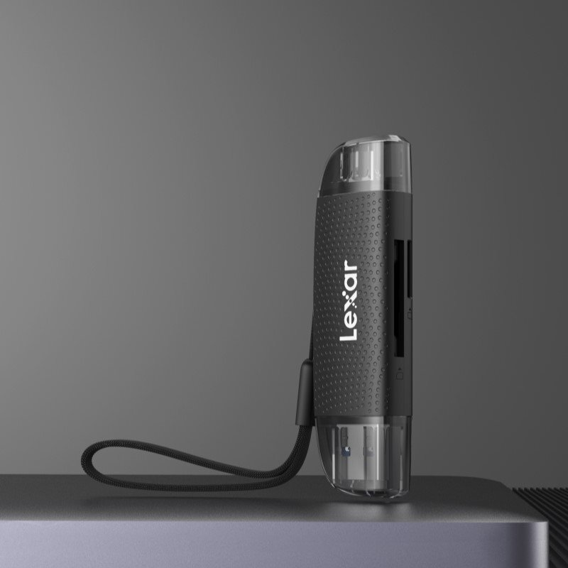 Lexar SD / MICROSD 雙槽 USB-A/C 讀卡器 USB 3.1 (LRW310X-BNBNG)