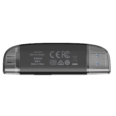 Lexar SD / MICROSD 雙槽 USB-A/C 讀卡器 USB 3.1 (LRW310X-BNBNG)