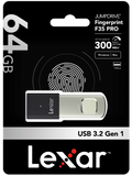 Lexar Jumpdrive F35 Pro 64GB 指紋加密 USB 3.2 手指 (LJDF35P064G-RNBNG)