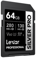 Lexar Professional SILVER Pro SDXC 記憶卡 64GB (LSDSIPR064G-BNNNG)
