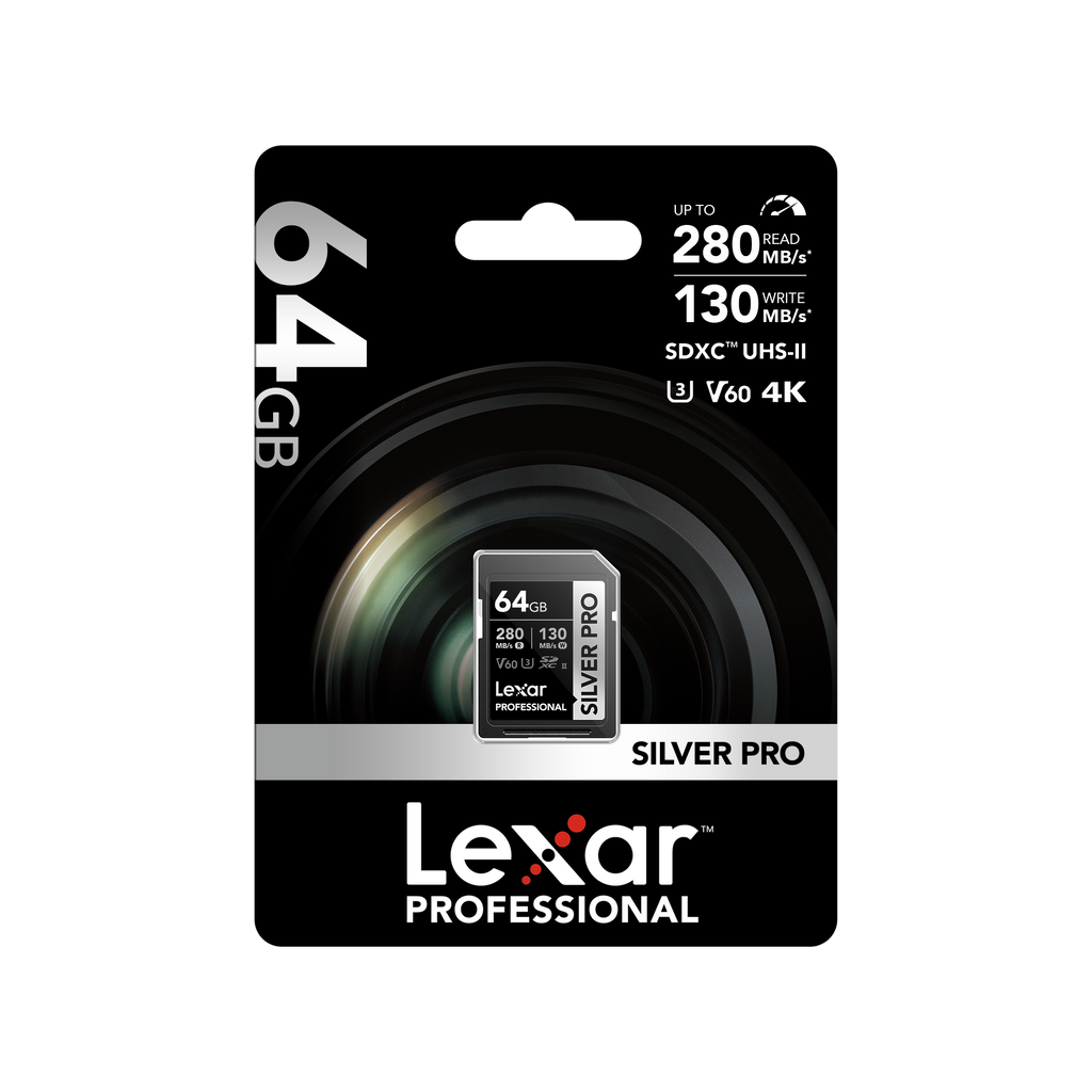 Lexar Professional SILVER Pro SDXC 記憶卡 64GB (LSDSIPR064G-BNNNG)
