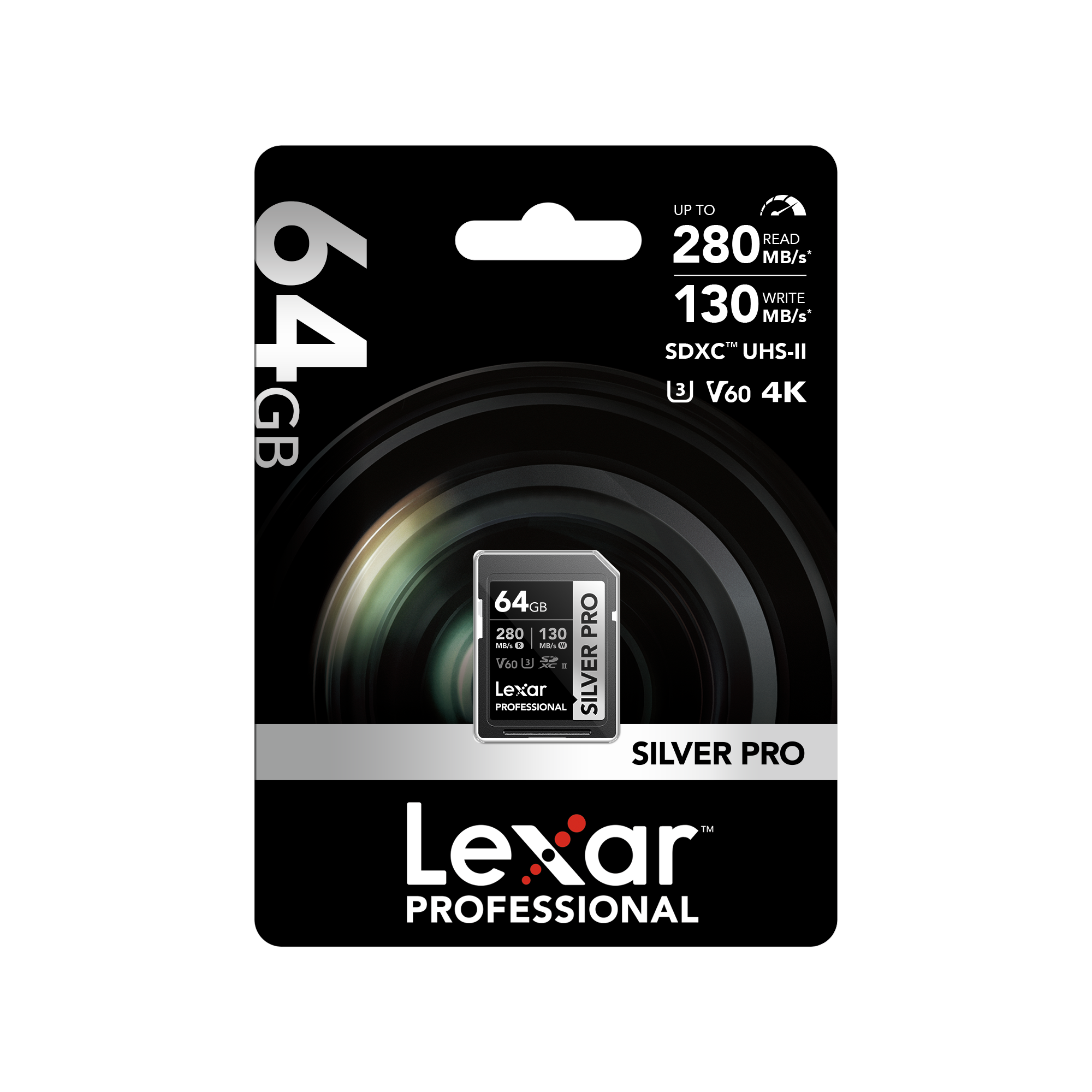 Lexar Professional SILVER Pro SDXC 記憶卡 64GB (LSDSIPR064G-BNNNG)