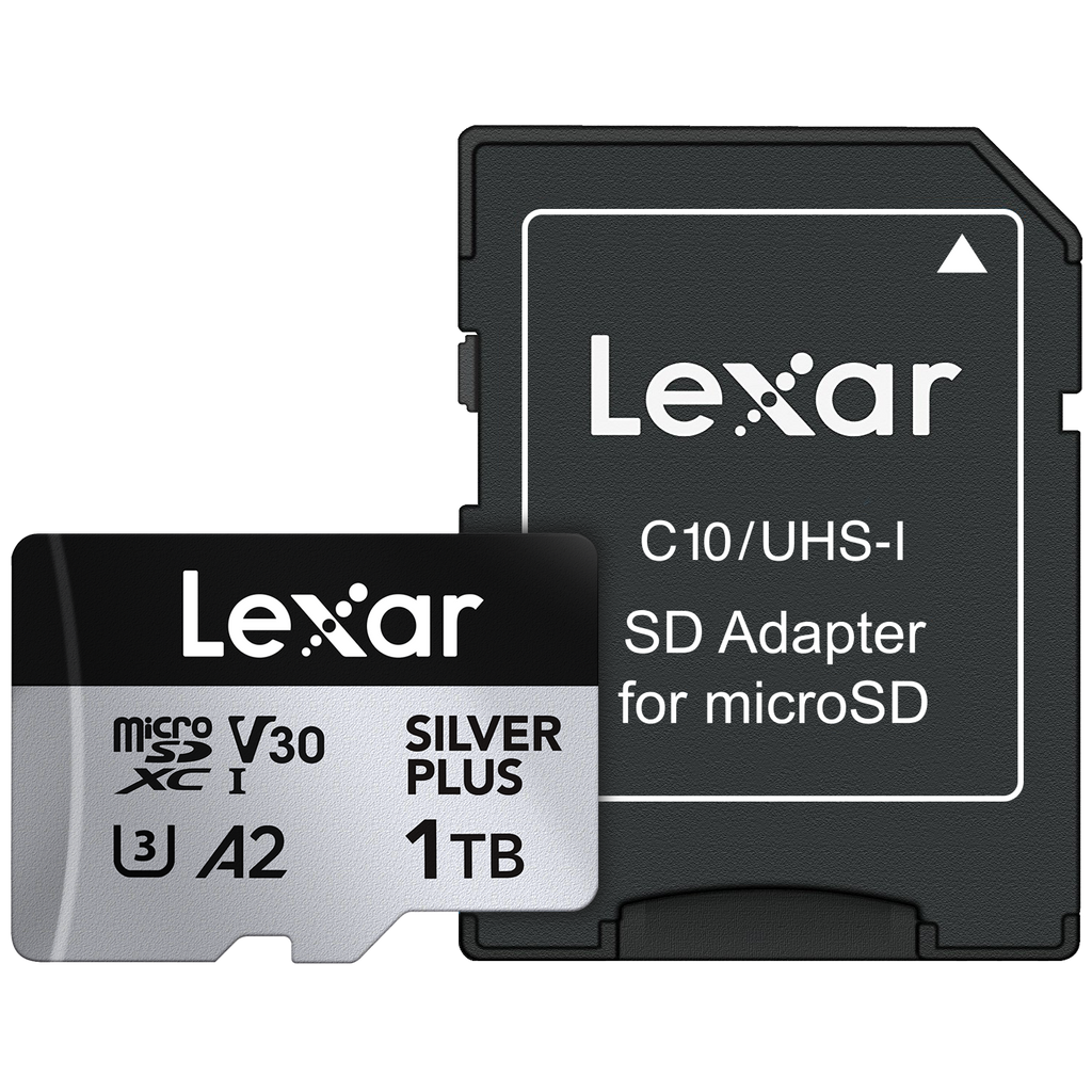 Lexar Professional SILVER Plus microsdxc 記憶卡 1TB (LMSSIPL001T-BNANG)