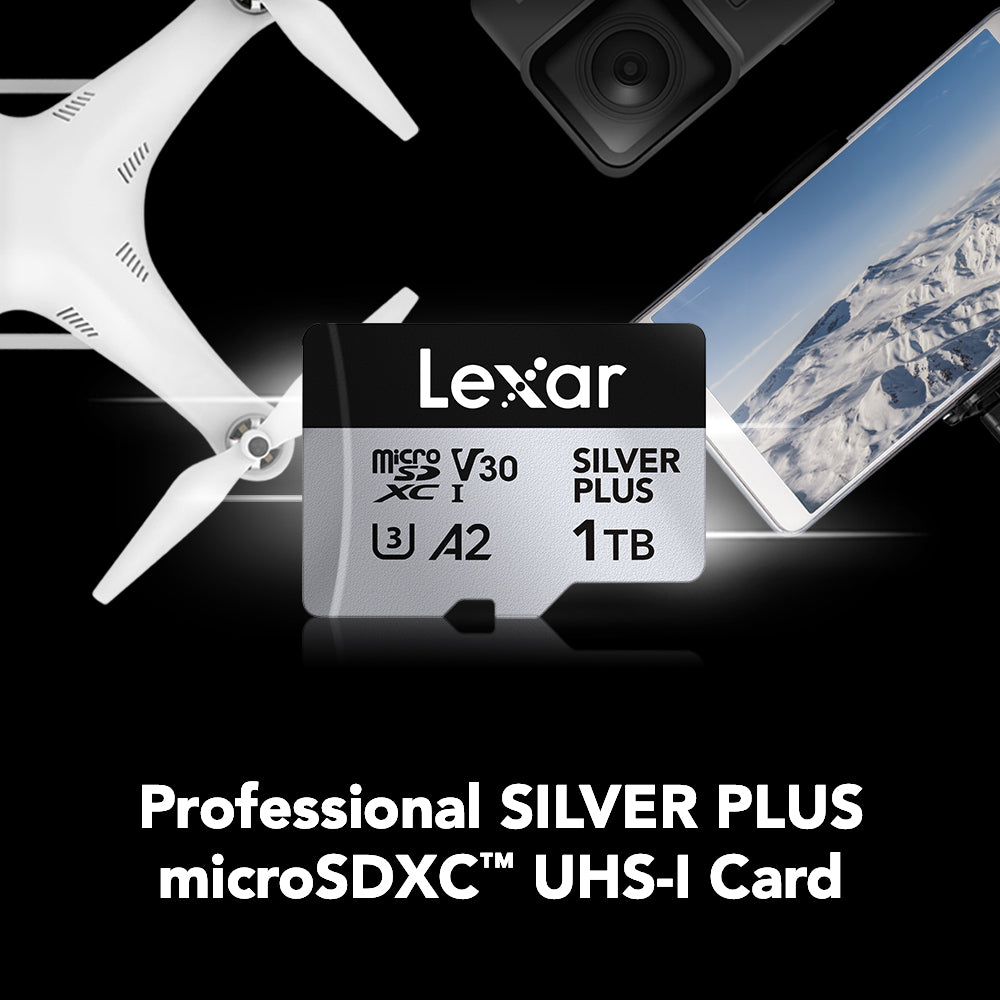 Lexar Professional SILVER Plus microsdxc 記憶卡 1TB (LMSSIPL001T-BNANG)