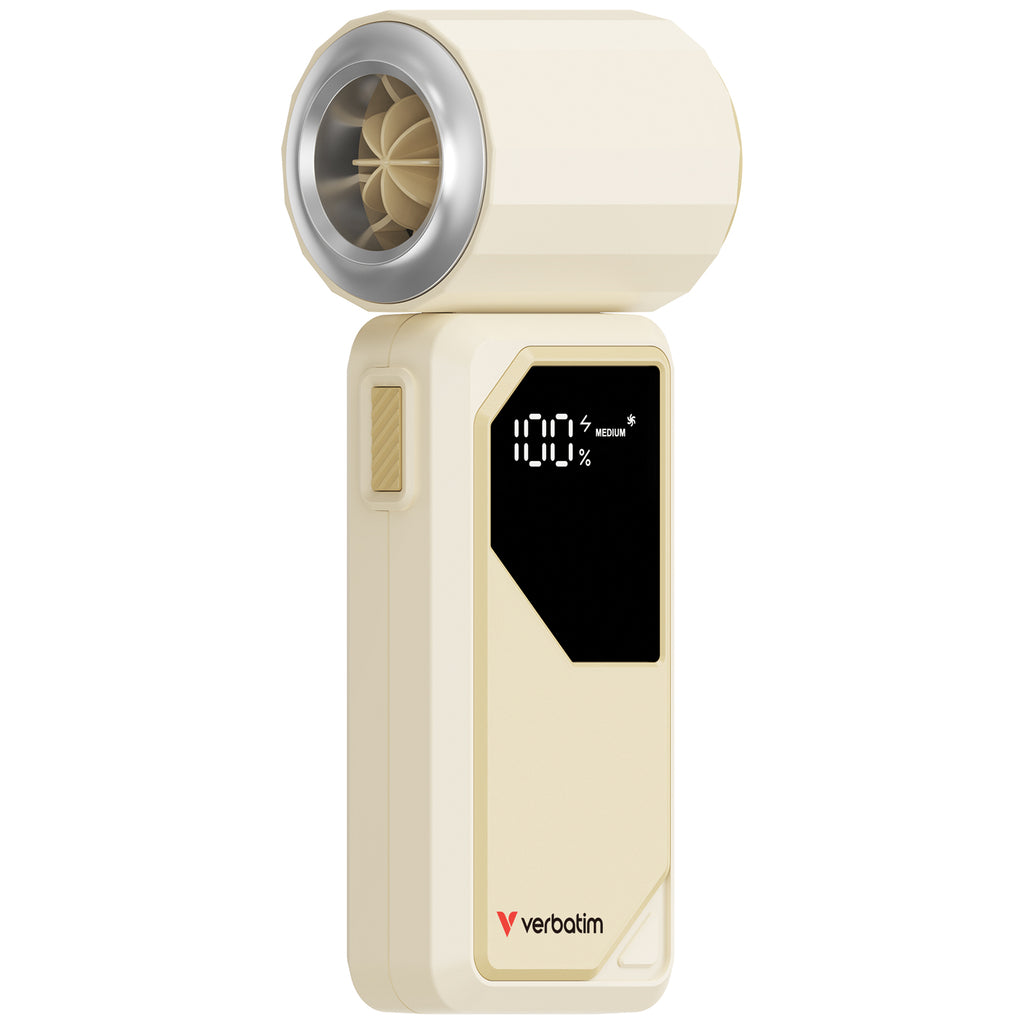 Verbatim Cool n Go AirJet Handheld Fan 白色 (32341)