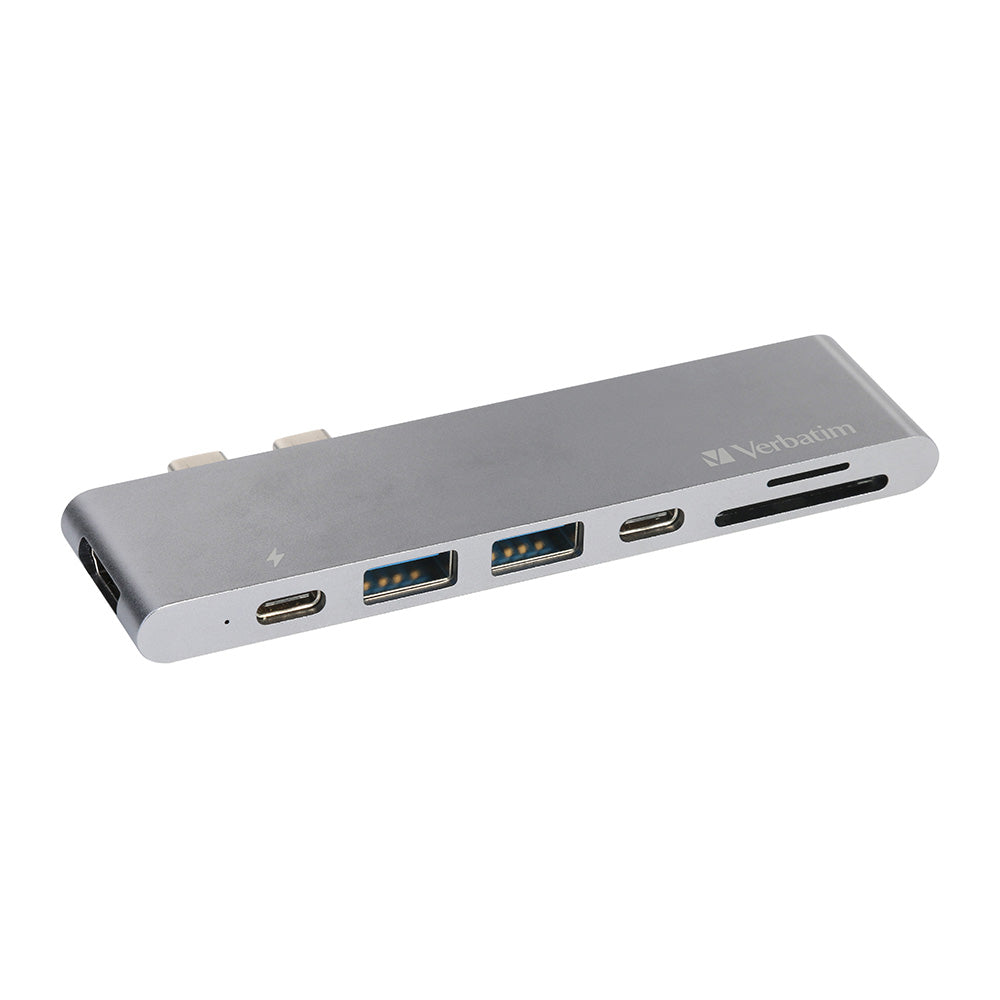 Verbatim Dual Type-C Hub with HDMI 灰色 (65600)
