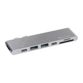 Verbatim Dual Type-C Hub with HDMI 灰色 (65600)
