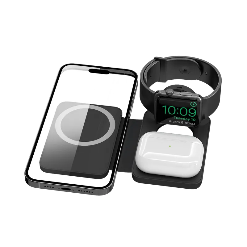 EGO 3in1 MagPad2 MagSafe Charger - Black (M1088Q-BLACK)