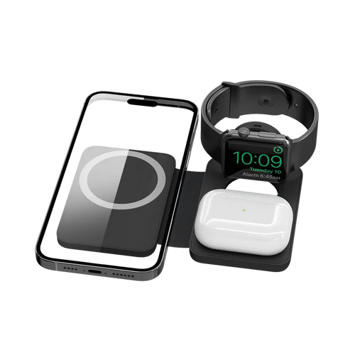 EGO 3in1 MagPad2 MagSafe Charger - Black (M1088Q-BLACK)