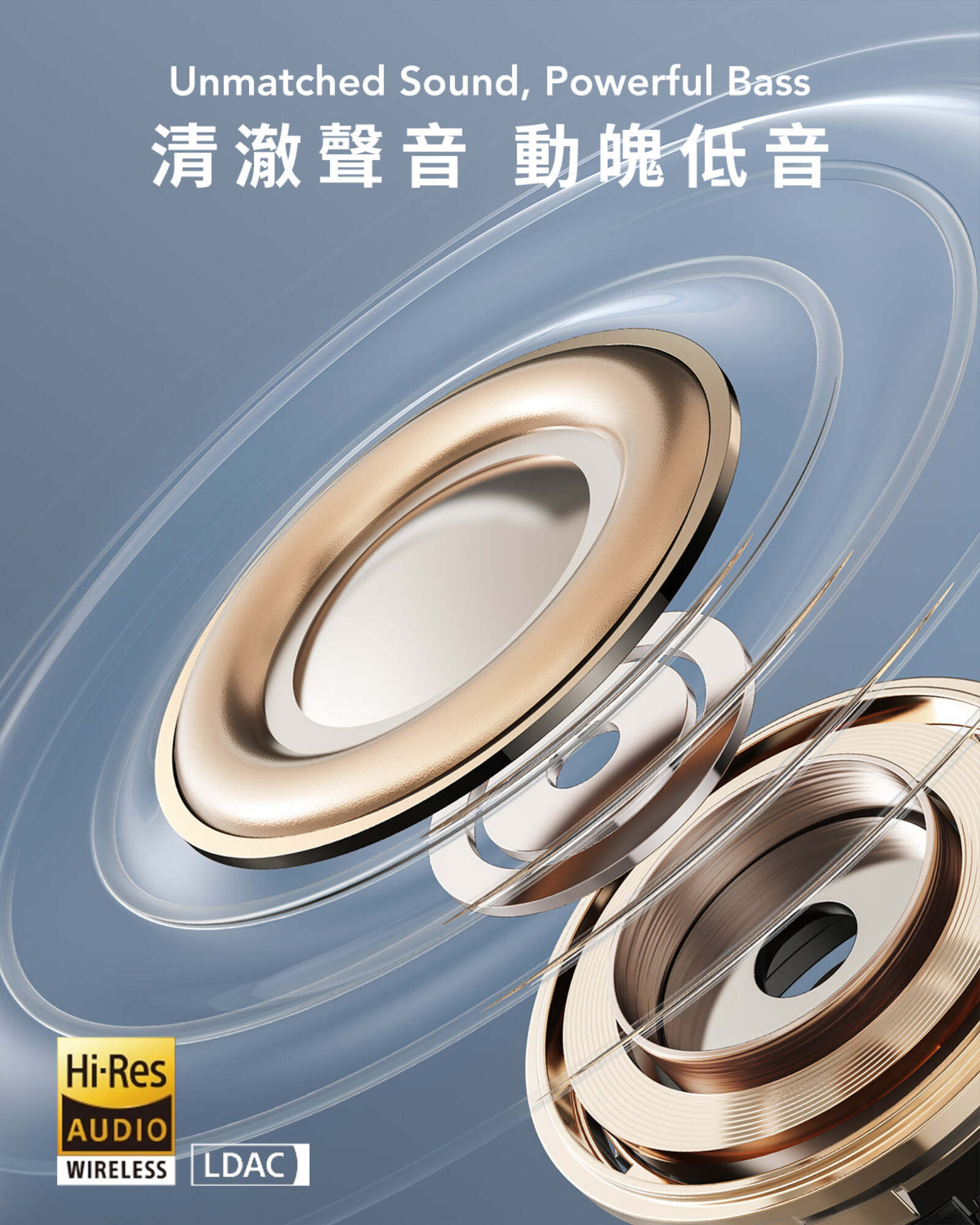 Soundcore Aeroclip Open-Ear Clip-On Earbuds 黑色 (A3388H11)