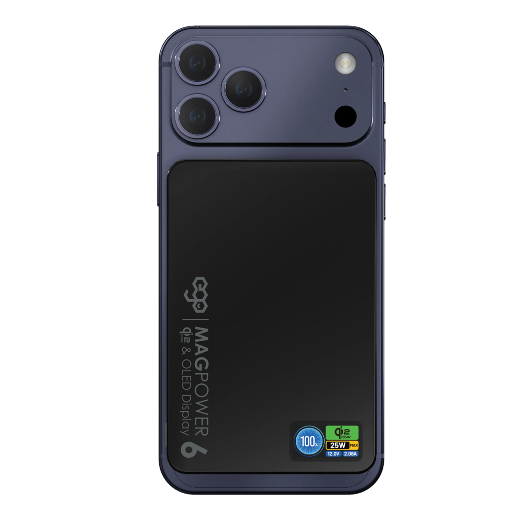 EGO Magpower 6 Qi2.2 10000mAh 行動電源 黑色 (M17AIR-BLACK)