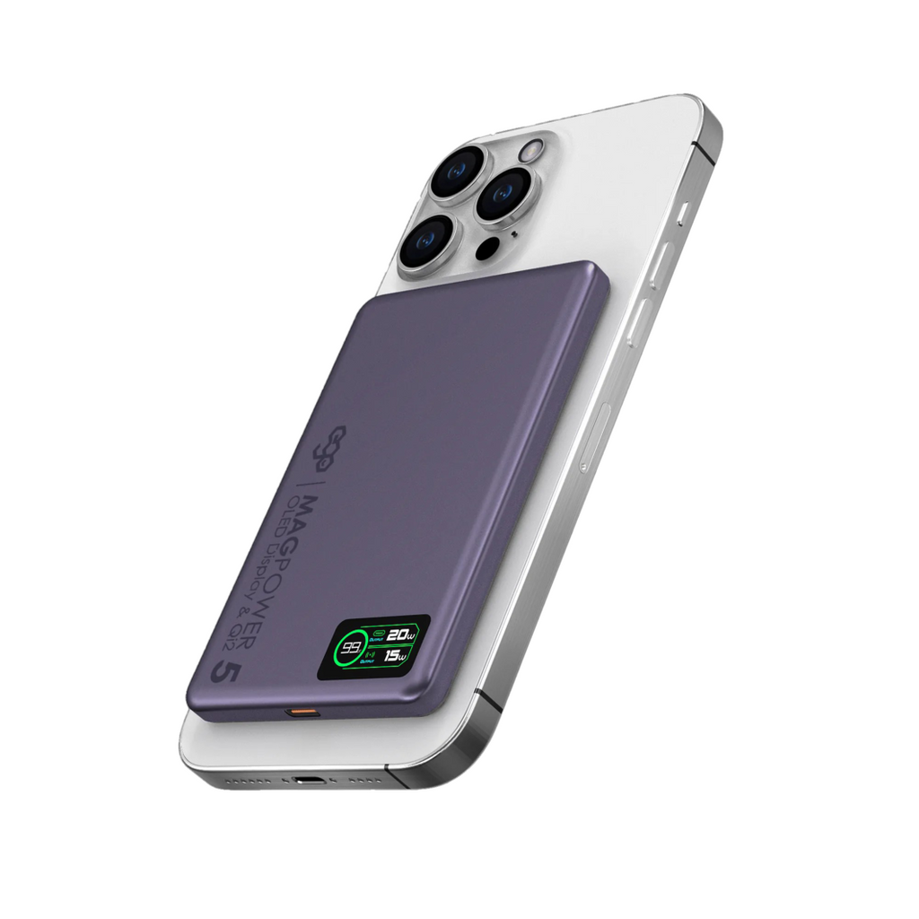 EGO Magpower 15W Gen.5 5000mAh MagSafe 行動電源 紫色 (MP-55F-PURPLE)