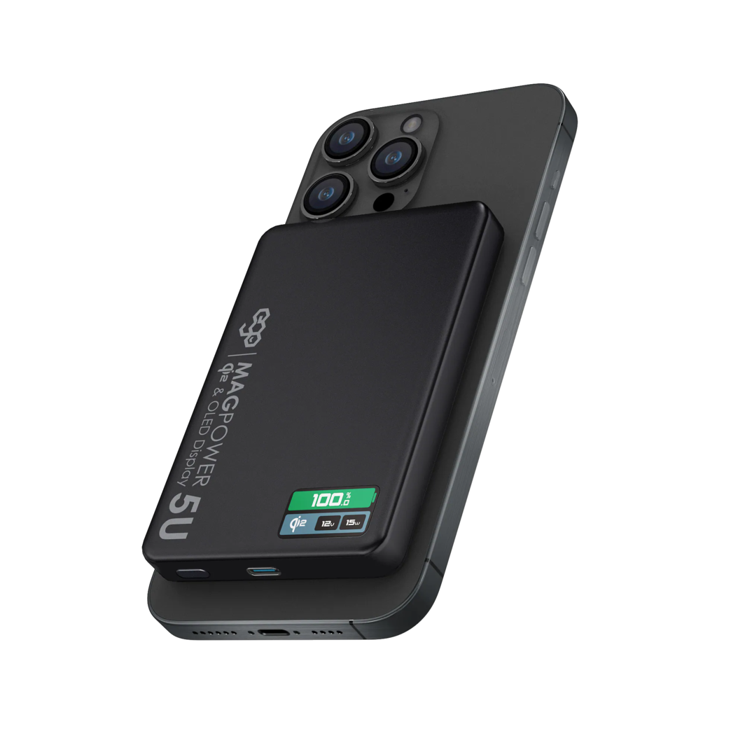 EGO Magpower 5u 5000mAh QI2 行動電源 黑色 (MG-5-BLACK)