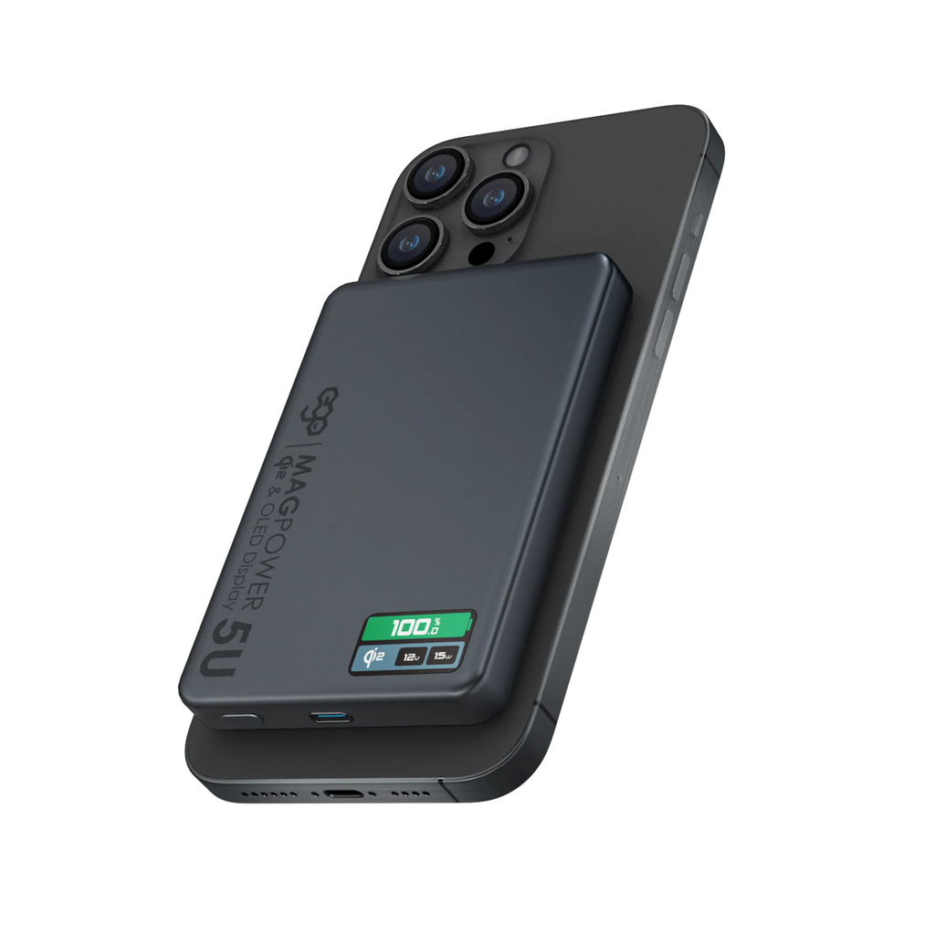 EGO MagPower 5U Qi2 10000mAh 行動電源 灰色 (MP510U-GREY) - exact grey hero
