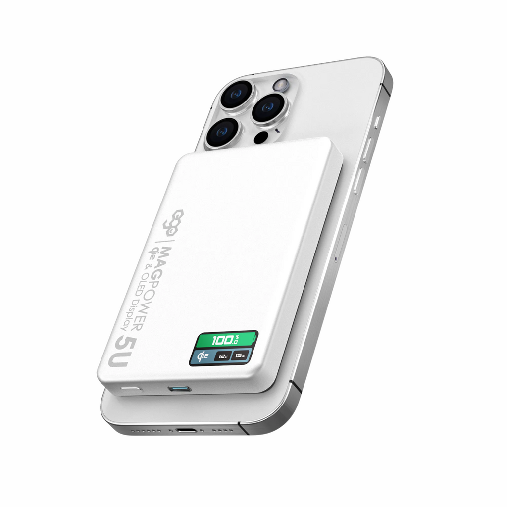 EGO Magpower 5u 5000mAh QI2 行動電源 白色 (MG-5-WHITE)