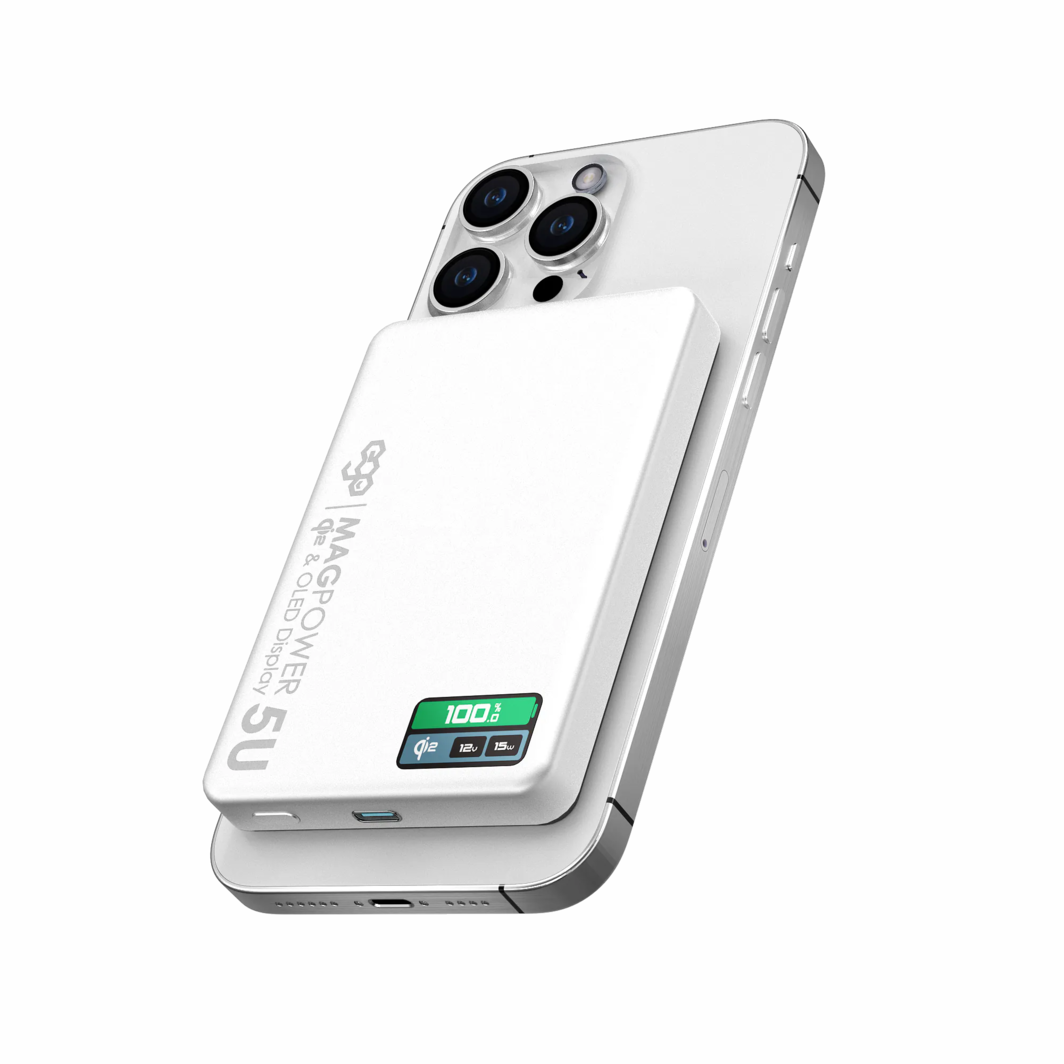 EGO Magpower 5u 5000mAh QI2 行動電源 白色 (MG-5-WHITE)