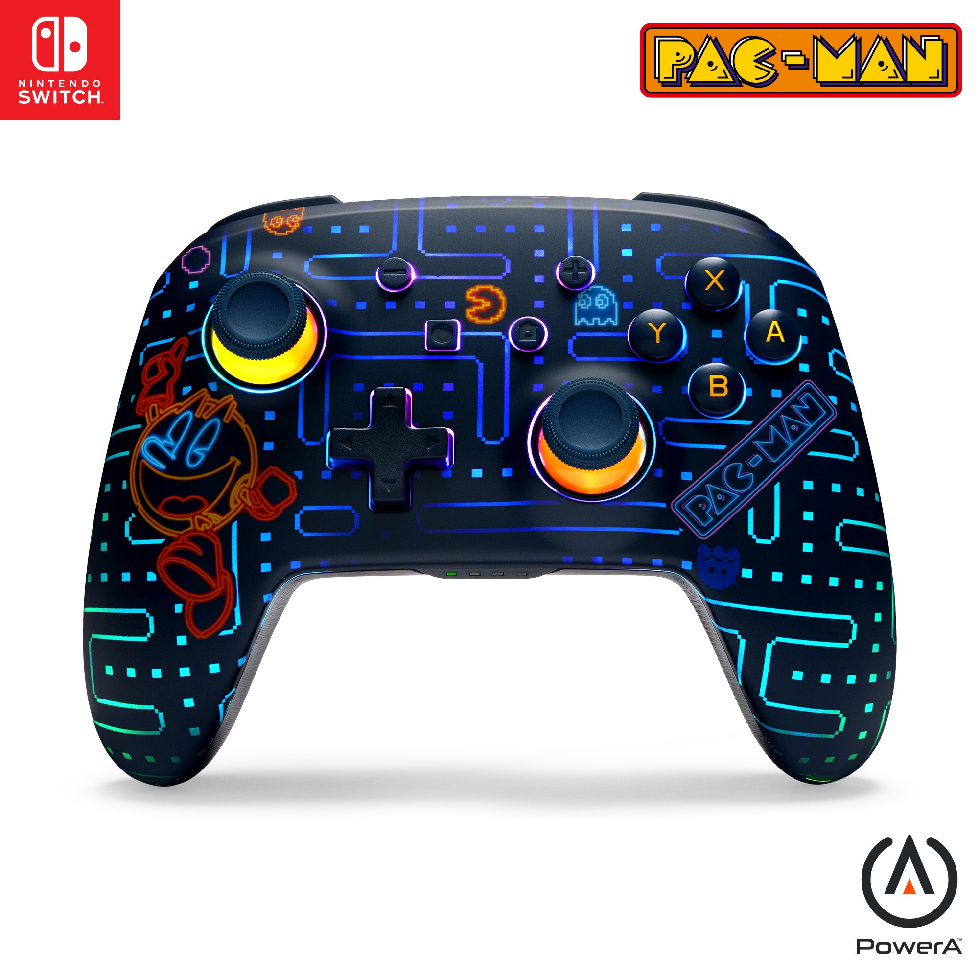PowerA Lumectra 無線手掣 for Nintendo Switch Pac-Man Neon Arcade (NSGP0458-01)