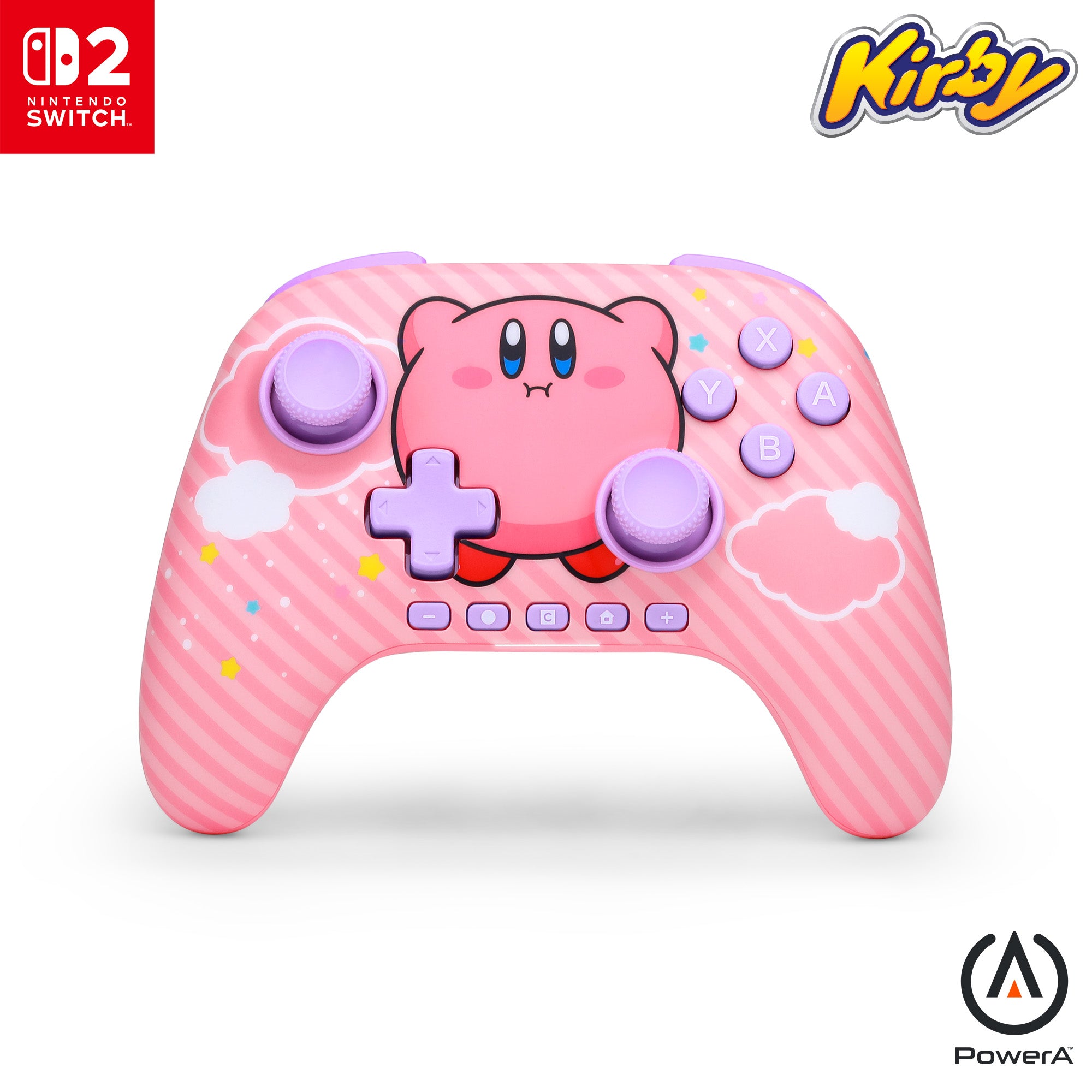 PowerA Advantage 無線手掣 for Nintendo Switch 2 Kirby Puff (NSGP0547-01C)