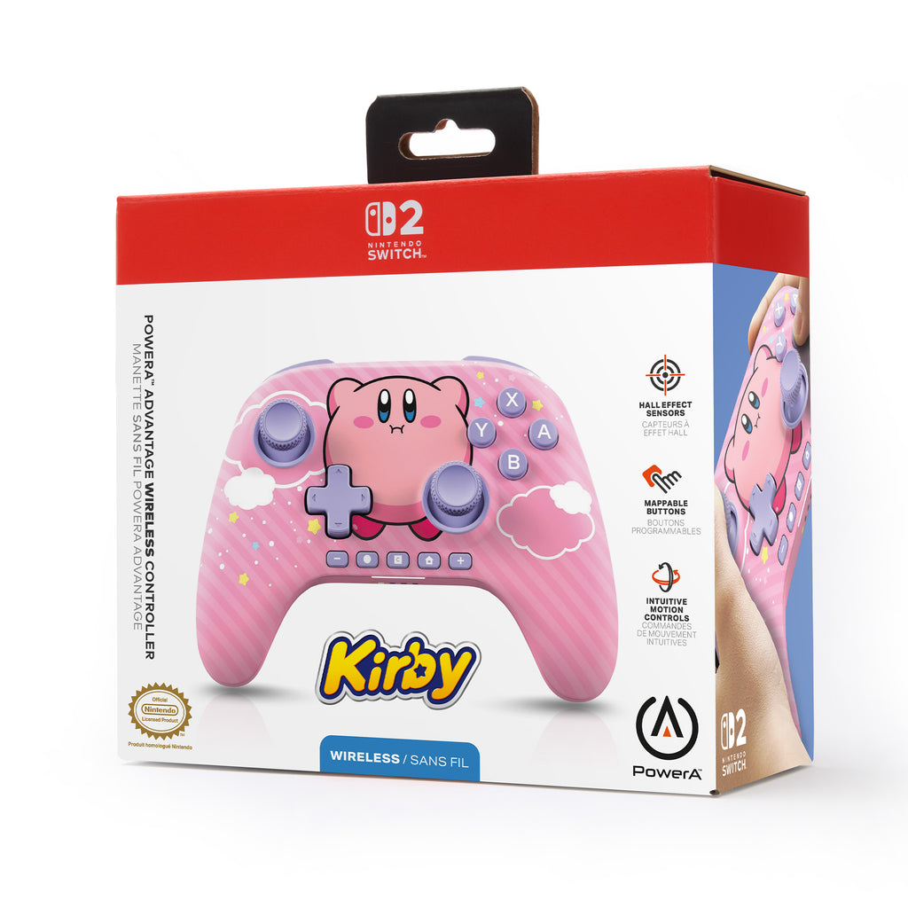 PowerA Advantage 無線手掣 for Nintendo Switch 2 Kirby Puff (NSGP0547-01C)