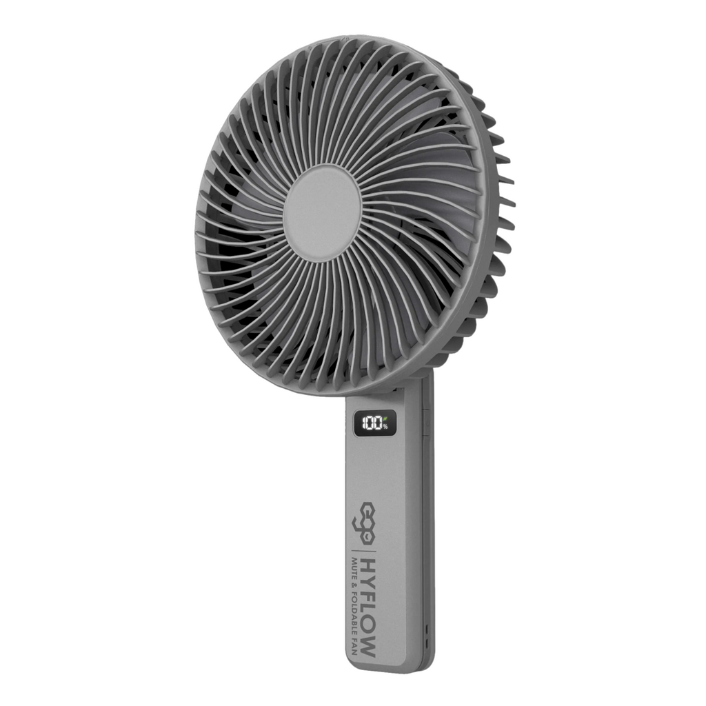 EGO HyFlow 16cm Folding Fan 灰色 (YS57-GREY)