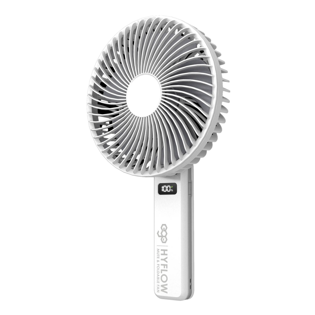 EGO HyFlow 16cm Folding Fan 白色 (YS57-WHITE)
