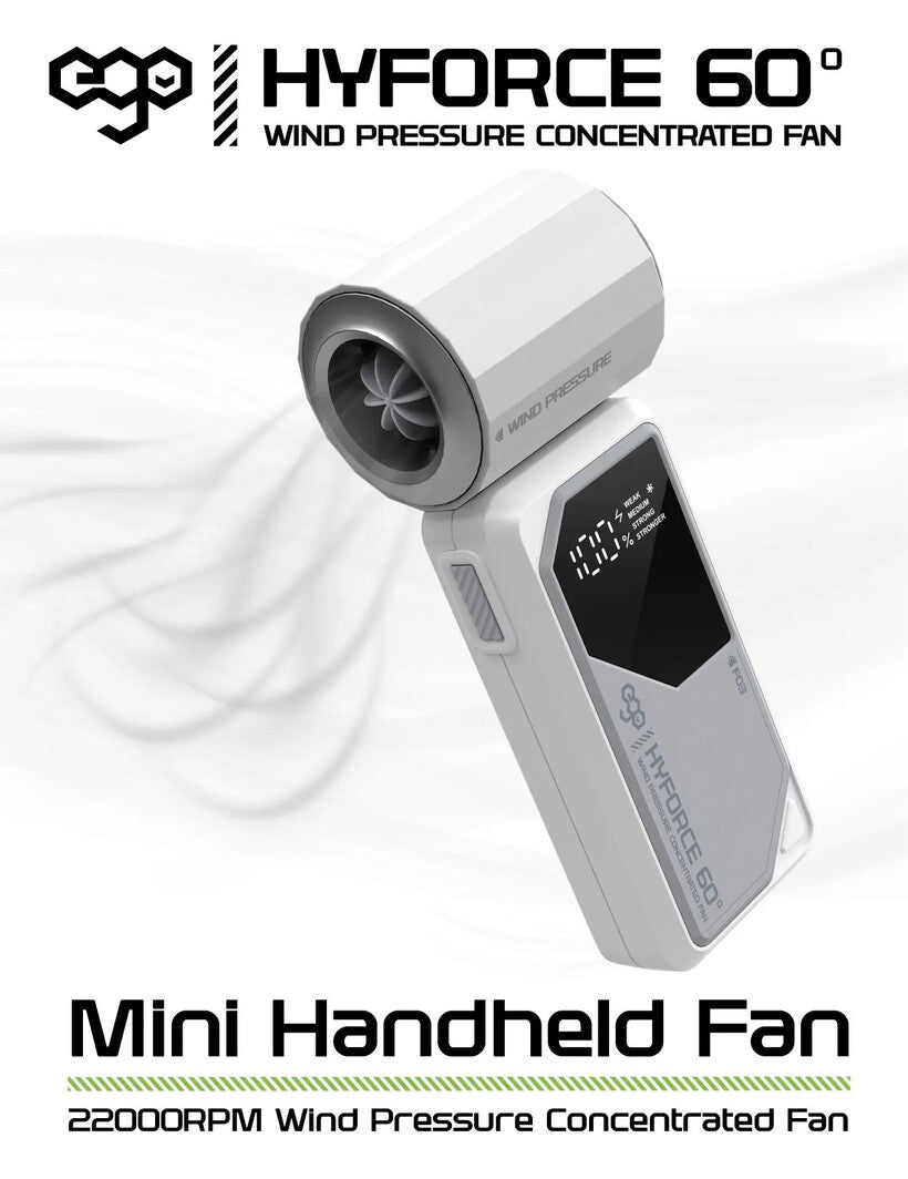 EGO Hyforce 60度 Mini Handheld Fan 黑色 (F03-BLACK)